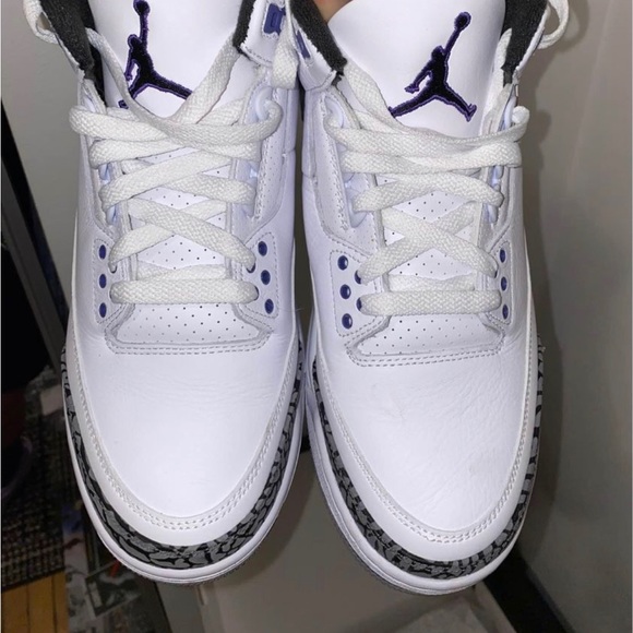 Jordan Retro 3 Iris - Picture 1 of 6